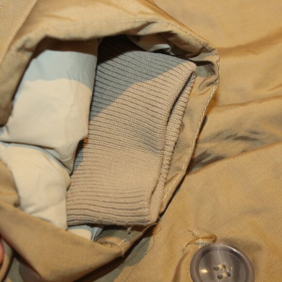 Vintage EDDIE BAUER Goose Down Coyote Fur Hooded Parka Jacket - Picture 7 of 8